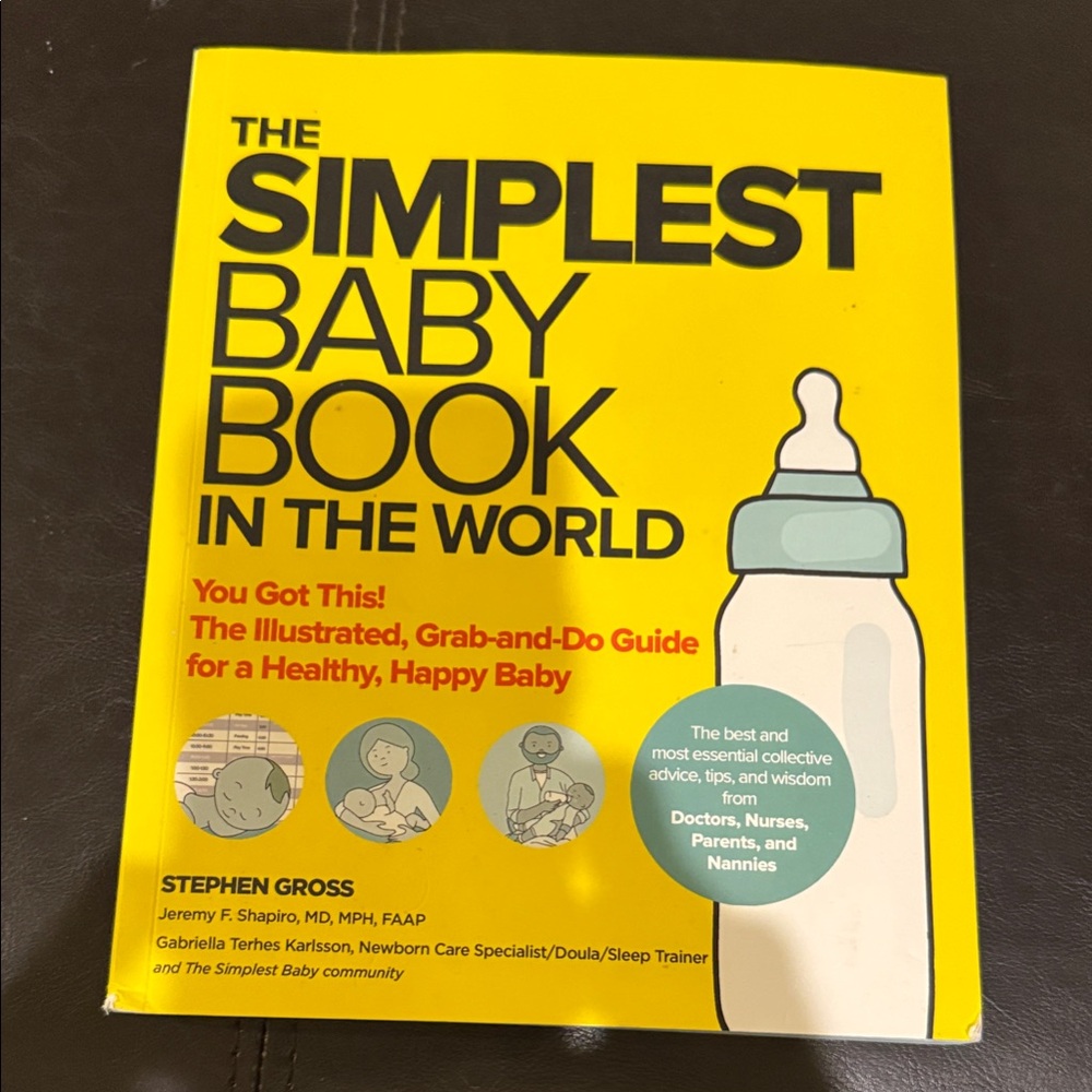 The Simplest Baby Book in Yellow -